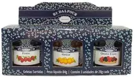 Kit Geleia Morango Damasco Amora, Morango, Framboesa E Cereja St. Dalfour 28g Cada