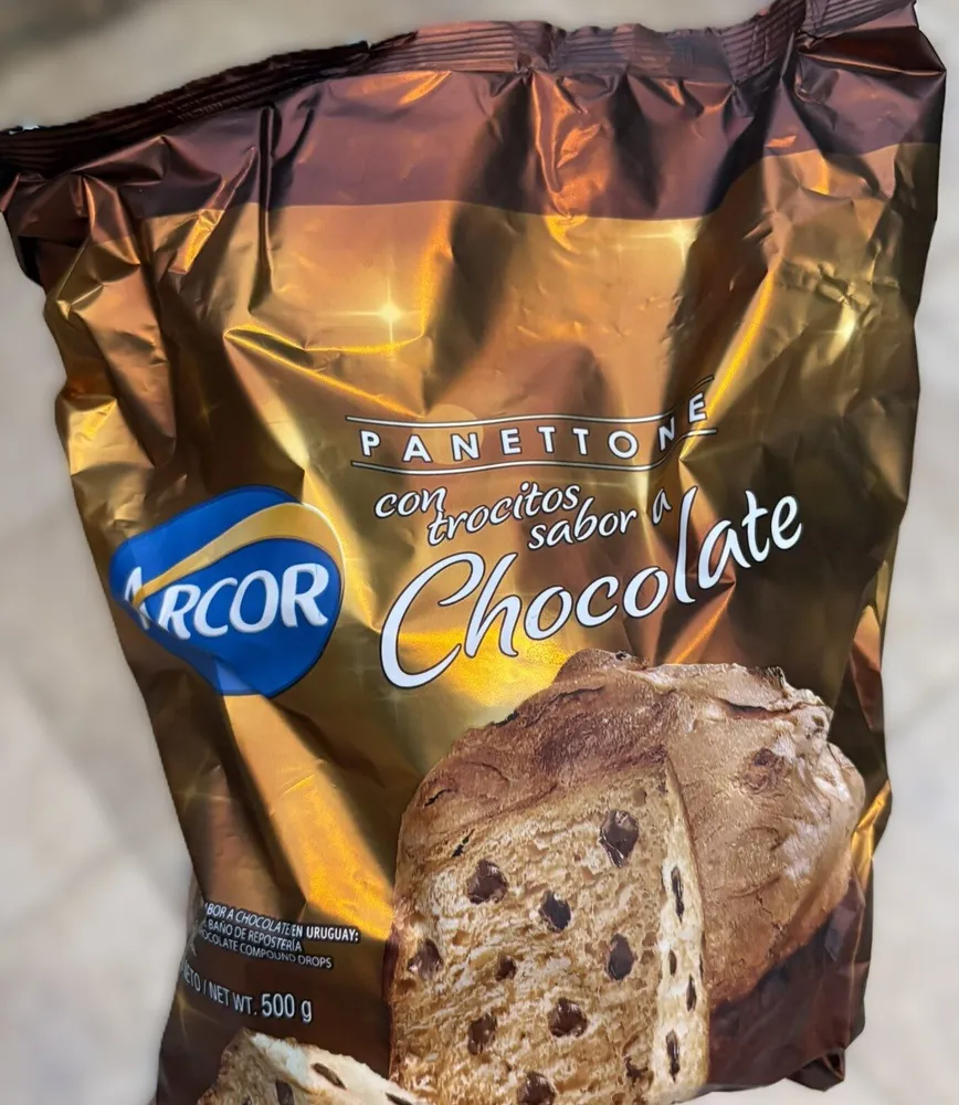Panettone con Trocitos sabor a Chocolate