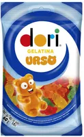 Bala De Gelatina Sortidos De Frutas Urso Dori Pacote 60g