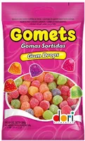 Bala De Goma Frutas Sortidas Gum Drops Dori Gomets Pacote 200g