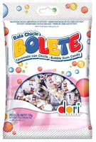 Bala Tutti Frutti Com Recheio De Chicle Bolete Pacote 150g