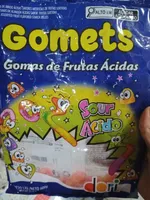 Gomas de frutas acidas