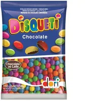 Pastilha De Chocolate Ao Leite Disqueti Sachê 150g