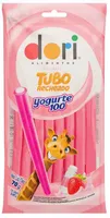 Bala Regaliz Iogurte De Morango Tubo Dori Yogurte100 Pacote 70g