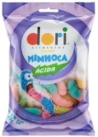 Bala De Gelatina Sortidos De Frutas ácidas Minhoca Dori Pacote 85g