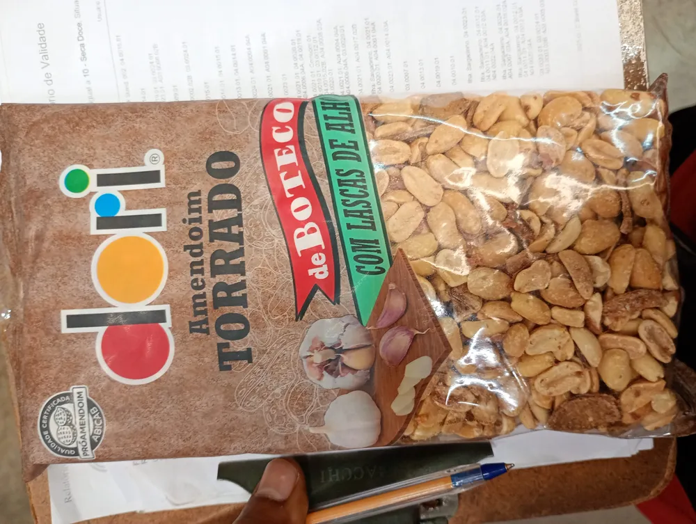 Amendoim torrado Dori boteco Alho