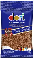 Confeito Granulado Chocolate Dori Pacote 120g