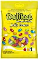Bala De Goma Frutas Sortidas Jelly Beans Dori Deliket Pacote 150g