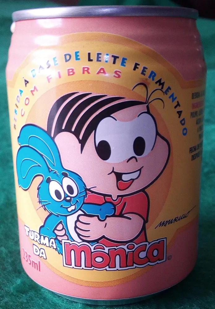 Bebida à Base de Leite Fermentado com Fibras Turma da Mônica