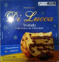 Panettone trufado com gotas de chocolate