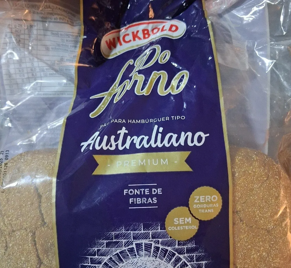 Pão Para Hambúrguer Australiano Wickbold Do Forno Premium Pacote 320g