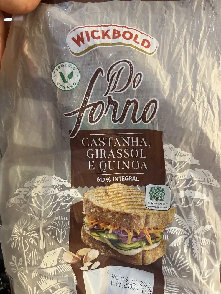 Chestnut, Sunflower and Quinoa Oven Bread - 61.7% Wholemeal