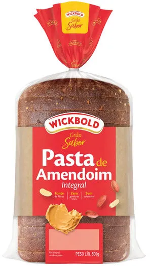 Pão Integral Pasta De Amendoim Wickbold Grão Sabor Pacote 500g