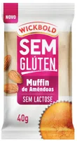 Muffin Amêndoas Sem Glúten Zero Lactose Wickbold Pacote 40g