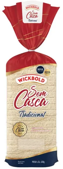 Pão De Forma Sem Casca Tradicional Wickbold Pacote 450g