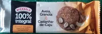 Cookies Integrais Aveia, Granola & Castanha-de-Caju