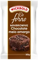 Minibrownie Chocolate Meio Amargo Wickbold Do Forno Pacote 30g