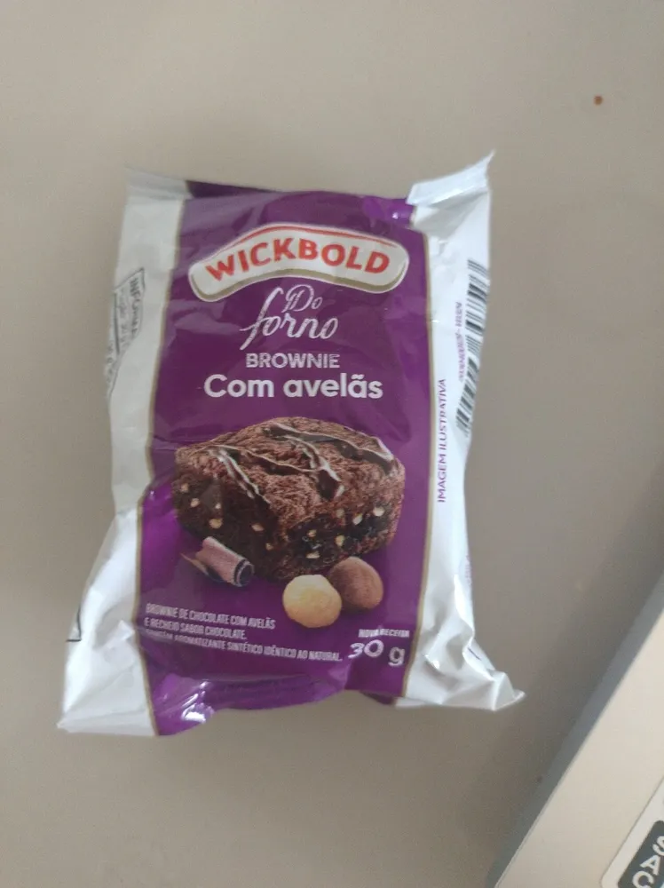 Minibrownie Avelãs Wickbold Do Forno Pacote 30g