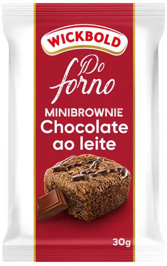 Minibrownie Chocolate Ao Leite Wickbold Do Forno Pacote 30g