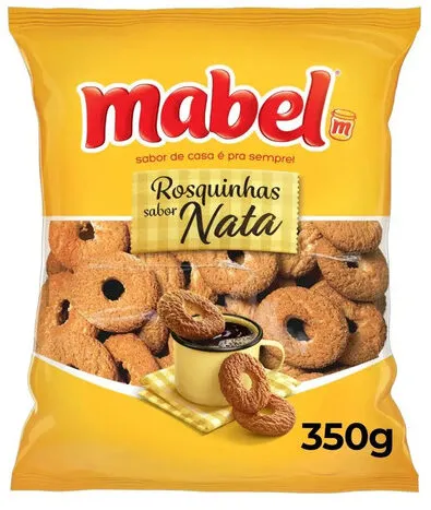 Biscoito Rosquinha Nata Mabel Pacote 350g