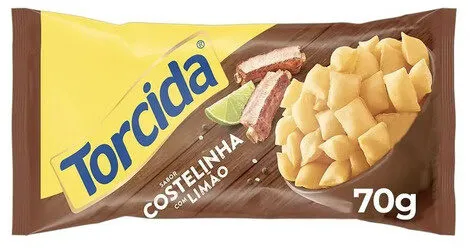 Salgadinho De Trigo Costelinha Com Limão Torcida Pacote 70g