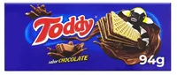 Biscoito Wafer Recheio Chocolate Toddy Pacote 94g