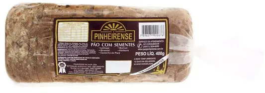 Pão Integral Sementes Pinheirense Pacote 400g