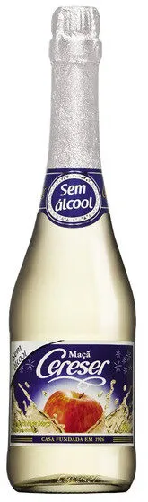 Sidra Brasileira Zero álcool Maçã Cereser Garrafa 660ml
