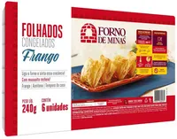 Folhado Congelado Frango Forno De Minas Bandeja 240g 6 Unidades