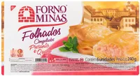 Folhado Congelado Presunto E Queijo Forno De Minas Bandeja 240g 6 Unidades