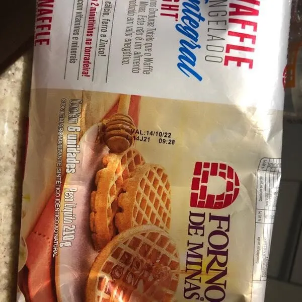 Waffle congelado integral light