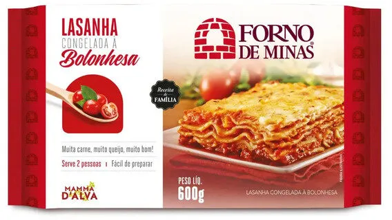 Lasanha Bolonhesa Forno De Minas Pacote 600g