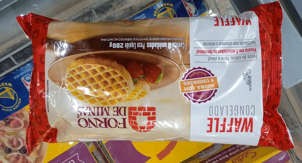 Waffle Congelado Forno de Minas