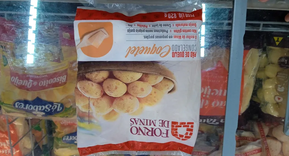 Pão De Queijo Congelado Coquetel Forno De Minas Pacote 820g