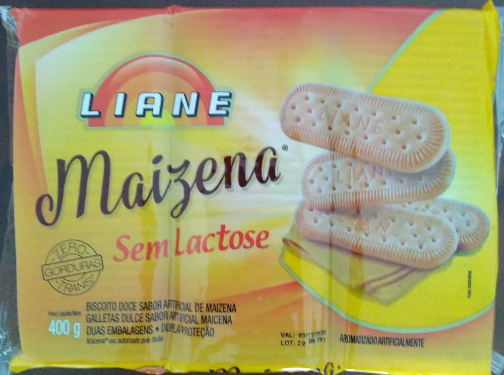 Biscoito doce sabor artificial de maizena