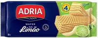 Biscoito Wafer Recheio Limão Adria Pacote 100g