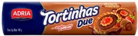 Biscoito Recheio Trufa E Geleia De Morango Adria Tortinhas Due Pacote 140g