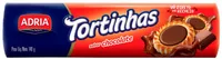 Biscoito Recheio Chocolate Adria Tortinhas Pacote 140g
