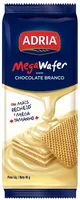 Biscoito Wafer Recheio Chocolate Branco Adria Pacote 90g