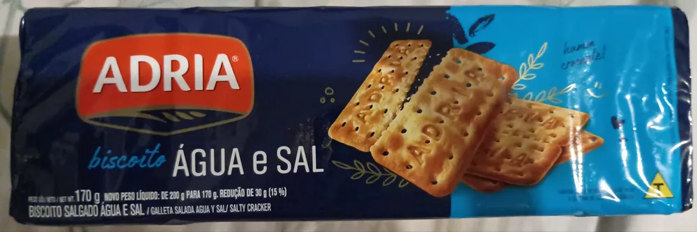 Biscoito Água E Sal