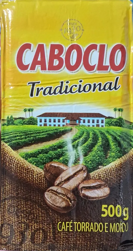 Café Torrado e Moído a Vácuo Extraforte Caboclo Pacote 500g