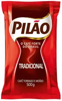 Café Torrado E Moído Tradicional Pilão Pacote 500g