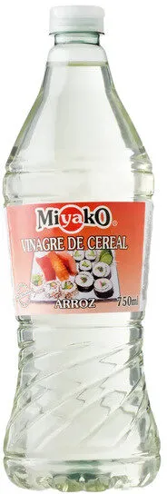 Vinagre De Cereal Arroz Miyako Frasco 750ml