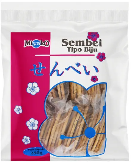 Biscoito Miyako Sembei Biju