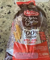 Pão Integral 58% com aveia, maçã e canela