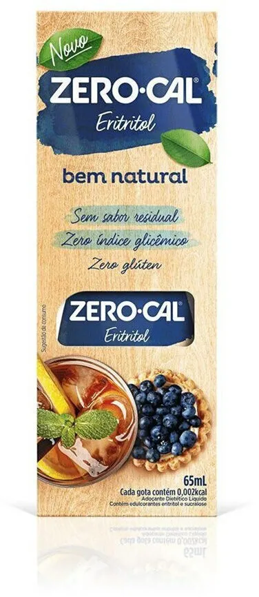 Pack Adoçante Líquido Eritritol Zero Cal Bem Natural Caixa 130ml 2 Unidades Grátis 50 De Desconto Na 2 Unidade