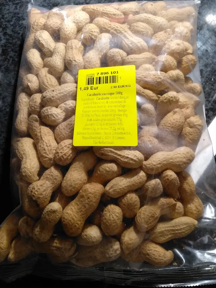 cacahuètes en coque