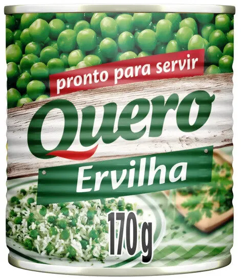 Ervilha Em Conserva Quero Lata 170g
