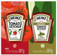Kit Ketchup Tradicional Picles Heinz 397g Cada