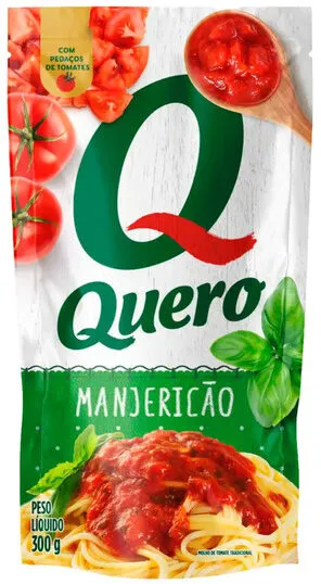 Molho De Tomate Com Manjericão Quero Sachê 300g